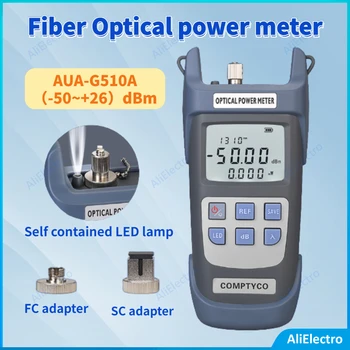 AUA-G510A/G710A Optiline Power Meter KS FC Adapter -50~+26dBm/-70~+10dBm (Sisseehitatud LED-Valgustus) FTTH Kiudaineid Optilise Kaabli Tester