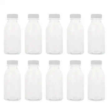 10tk 300ml Mahla Säilitamise Pudelit Piima Pudelid Jookide Pudelid on Läbipaistvad Pudelid