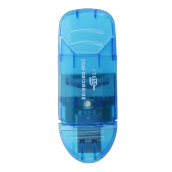 SD HC Card Reader Sinine USB-Võtme Vorming