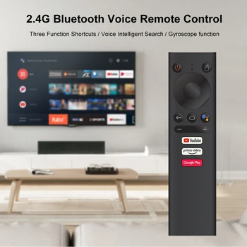 BT Wireless Remote Control mõeldud Google ' i Sertifitseeritud TV Box Otseteed Youtube Peaminister Video Töötleja Mecool KM3 KM9PRO KM1