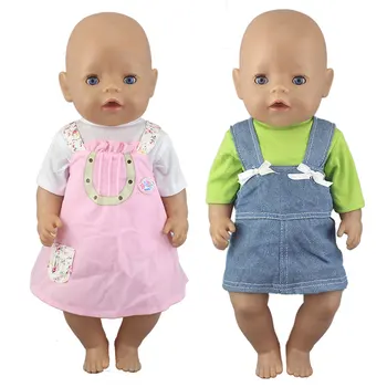 Uus populaarne Kleit 17 Tolline Beebi Sündida Nukk 43cm Baby Doll Riided