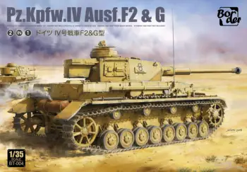 Piiri BT-004 1/35 saksa Pz.Kpfw.IV Ausf.F2&G - Scale Model Kit