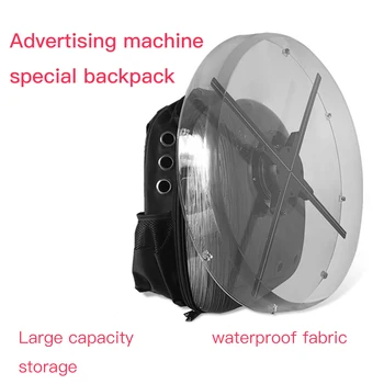 3d holograafiline projektsioon reklaami masin palja silmaga nr ekraan fänn 42/50/65cm spetsiaalne kate väljas backpa