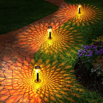 2-8Pcs Päikese Valgus Väljas Veekindel Rada Aed Valgus, LED Maastiku Kerge Dekoratiivne Lamp Kõnnitee Terrass, Hoovis Rada