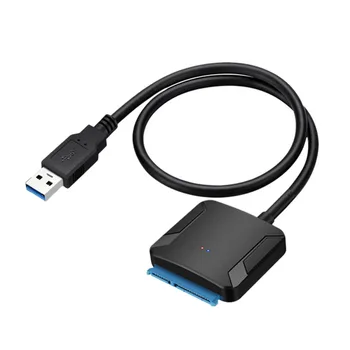 USB 3.0 to Sata Adapter Converter Kaabel 22Pin SataIII, et USB3,0 Adapterid 2,5 tolline 3.5 tolline Sata HDD SSD