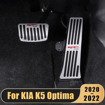 Näiteks Kia K5 DL3 Optima 2020 2021 2022 Alumiiniumist Lisatarvikud Auto Pedaali Kütuse Gaasi-Piduri Pedaali Katte Non Slip Pad