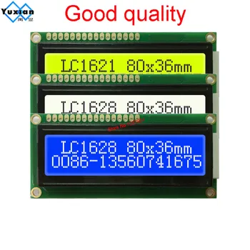 1602 LCD ekraan screem moodul hea kvaliteediga LC1621 SPL780D1 Compatibal HD44780 WH1602B PC1602-D LMB162A AC162B