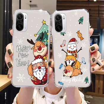 Merry Christmas Santa Jõulud Snowman Xiaomi Redmi Lisa 11 Pro 11S Telefoni puhul Redmi Lisa 11 4G 11 Pro 5G Funda Juhtudel