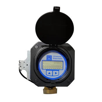 ASW-1 Ultraheli Vedeliku Vooluhulga Arvesti RS485/USART Väikese Läbimõõduga DN15-40mm Keermestatud Ühendus Vask Toru Smart Watermeter