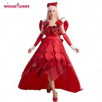 Naiste Printsess Belle Cosplay Kostüüm Kleit, Komplekt Naistele Punane Kleit