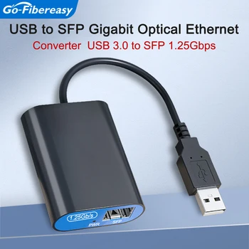 USB 3.0 Gigabit SFP Kiudaineid Ethernet Võrgukaart 1000Mbps SX/LX SFP Transiiver Converter Realtek RTL8153 Optiline Lüliti