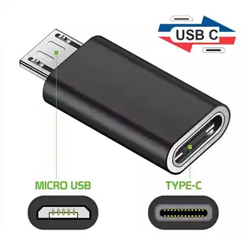 Micro-USB OTG Adapter Micro-USB - > USB Type C Adapter Xiaomi Huawei Samsung USB-C Adapter Micro-USB OTG Converter