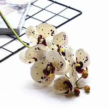 UUS tõeline touch plastikust Orhidee branch tehislilled võltsitud Butterfly Orchid Home Pulm Teenetemärgi flores artificiais