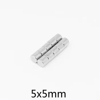 20~500pcs 5x5 mm Tugevaid Neodüüm Magnet 5mm x 5mm Võimas Magnet Magnetid 5x5mm Väike Ring püsimagnetitega Ketas 5*5 mm