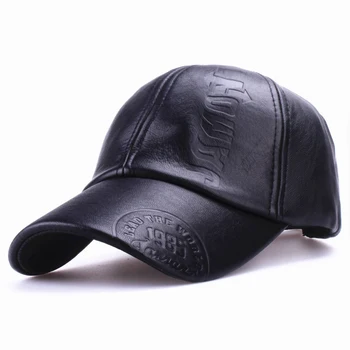 Xthree Uus Mood Kõrge Kvaliteet Langeb Talvel Meeste Nahast Müts ühise Põllumajanduspoliitika Vabaaja Moto Snapback Müts Meeste Baseball Cap Hulgimüük