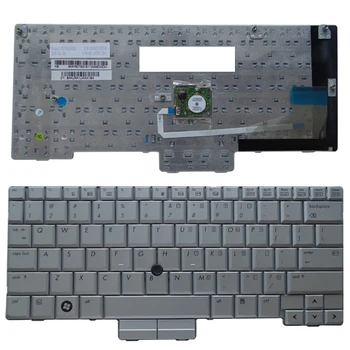 USA Hõbe Uus klaviatuur HP 2710 2710P 2730 2730P Sülearvuti Klaviatuur inglise juhtides pulgad