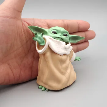 8cm Disney, Star Wars Beebi Yoda Anime Kollektsiooni Nukk, Mänguasi Master Darth PVC Tegevus Joonis Mini Mudel Lastele jõulukingiks