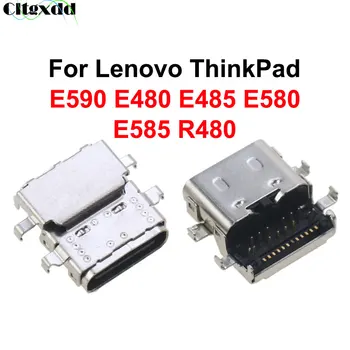 1tk Tüüp-C USB-C DC Power Jack Connector Lenovo ThinkPad E590 E480 E485 E580 E585 R480 Sülearvuti Emane Pesa Asendamine