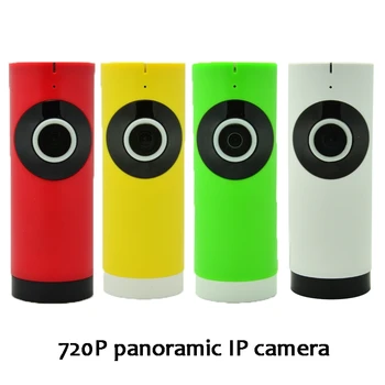 (1 tk), mis on 180 kraadi HD 720P Panoraam wifi IP Kaamera Öö Versioon LED toetada IOS Andorid APP kontrolli Fish Eye Wireless CCTV