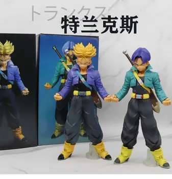 18cm Anime Dragon Ball Z Reisikohvrid Kuju Goku ja Super Saiyan PVC Tegevus Joonis Kogumise Mudeli Mänguasi