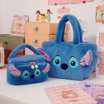 Kawaii Disney Anime Seeria Lilo & Stitch Cute Cartoon Palus Tikandid Bento Lunch Box Väike Käekott Kosmeetika Kott Beebi Kingitus Tüdruk