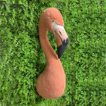 2020. aasta uus tõetruu topis pea flamingo pea seina kaunistamiseks loomade head lapsed, magamistuba kingitus