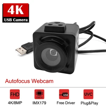 4K IMX179 Andur Ei moonuta USB-Veebikaamera, Autofookus OTG uv-c Mini Tööstuse Box Kaamera Live Streaming Õpetamise Pildi Omandatud