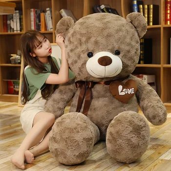 Uus Hot Kõrge Kvaliteediga 2 Värvi Teddy Bear With Love Topiste Karu Palus Mänguasjad Nukk Padi Lapsed Armastavad Sünnipäeva Baby Kingitus