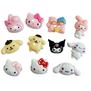 Kawaii Sanrio Hello Kitty Kuromi Stiil Vaik Diy Dekoratiivsed Kõrvarõngad Käsitöö Telefoni Juhul Kleebised Juuste Aksessuaarid, Ehted, Mänguasjad