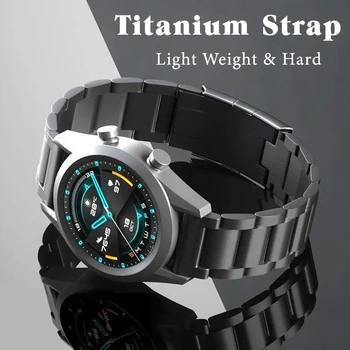 22mm Titaani Käevõru Huawei Vaata 3 45mm/GT3 Pro/ GT2 /GT 46 mm 42mm Smart Watch Band Rihm Samsung Galaxy Vaadata Luksus