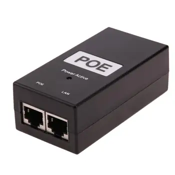24V 0.5 A 24W Desktop POE Power Injector Ethernet Adapter Standard PD-port POE Toide Valve VIDEOVALVE, IP Kaamera