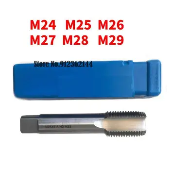 M24 M25 M26 M27 M28 M29 hammaste=1.0 1.5 2.0 ja 3.0 mm HSS Masin Puuduta Kruvi Keere Meeterkeere Plug Puuduta Keerake Kraanid