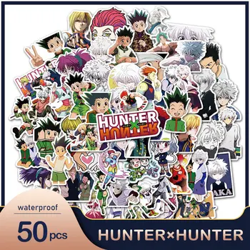 50 Tk/palju HUNTER X HUNTER Anime, Plakat, Kleepsud Veekindel PVC Decal Auto Sülearvuti Kohver Rula Mootorratta LAPSED