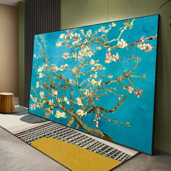 Van Gogh Almond Blossom Kuulus Õlimaal, Lõuend Print Reprodutseerimine Impressionism Lill Seina Art Pilt Home Decor Cuadros