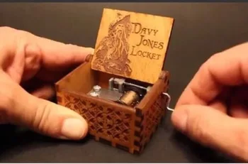 Filmi Kariibi mere Piraadid käsiajamiga Muusika Box Davy Jones Antiik Nikerdatud mängutoosid Caja de musica lapsed