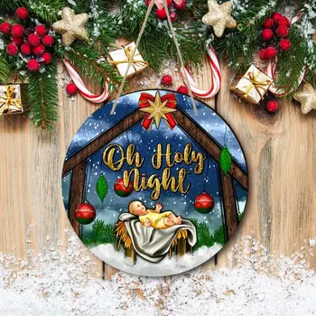 Jõulud Puust Märk Ukse Riidepuu Kaunistused Jeesuse Kristuse Stseen Puust Märk Office Aed Kodu Välisuks Jõulud Decor
