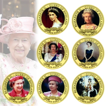 Kuninganna Elizabeth II kullatud Münt Maagiline Kuninganna Väljakutse Mündi Tema Majesteedi Kuningliku Metallist Mündid Fännid Kogumine