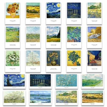 Kogumik Van Goghi Tööde Lõuendile Maali Kuulsa Plakatid ja Print Cuadros Seina Art Pilt elutuba Kodu Kaunistamiseks